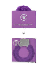 Load image into Gallery viewer, Ouch! Pleasure Handcuffs Furry - Purple
