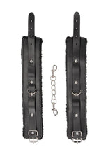 Load image into Gallery viewer, Ouch! Plush Bonded Leather Ankle Cuffs
