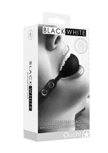 Load image into Gallery viewer, Ouch! Silicone Ball Gag with Adjustable Bonded Leather Straps - Black
