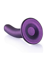 Load image into Gallery viewer, Ouch! Smooth G-Spot Silicone Dildo 5in - Metallic
