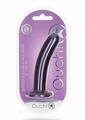 Load image into Gallery viewer, Ouch! Smooth G-Spot Silicone Dildo 6in - Metallic
