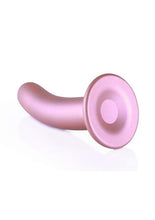 Load image into Gallery viewer, Ouch! Smooth G-Spot Silicone Dildo 6in - Metallic
