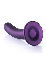 Load image into Gallery viewer, Ouch! Smooth G-Spot Silicone Dildo 7in - Metallic
