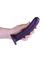 Load image into Gallery viewer, Ouch! Smooth G-Spot Silicone Dildo 7in - Metallic
