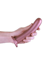 Load image into Gallery viewer, Ouch! Smooth G-Spot Silicone Dildo 7in - Metallic
