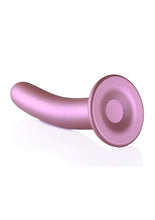 Load image into Gallery viewer, Ouch! Smooth G-Spot Silicone Dildo 7in - Metallic
