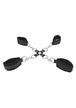 Load image into Gallery viewer, Ouch! Velcro Hand and Leg Cuffs - Black
