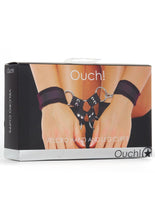 Load image into Gallery viewer, Ouch! Velcro Hand and Leg Cuffs - Black
