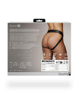 Load image into Gallery viewer, Ouch! Vibrating Strap-On Panty Harness with Open Back Rechargeable
