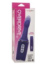 Load image into Gallery viewer, Overdrive Portable Sex Machine Travel Thruster Rechargeable Silicone Vibrator - Purple
