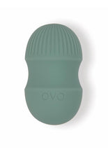 Load image into Gallery viewer, OVO Earth Mojave Mini Rechargeable Silicone Vibrator - Green
