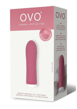 Load image into Gallery viewer, OVO Earth Sahara Rechargeable Silicone Lipstick Vibrator - Red
