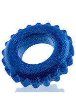 Load image into Gallery viewer, Oxball Plushy Single Cock Ring - Blue Fire
