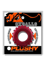 Load image into Gallery viewer, Oxball Plushy Single Cock Ring - Cherry Lips

