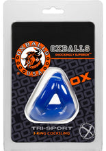 Load image into Gallery viewer, Oxballs Atomic Jock Tri-Sport 3-Ring Cocksling - Blue
