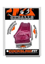 Load image into Gallery viewer, Oxballs Cocksling Fit Sling - Cherry Lips
