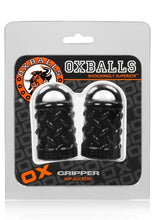 Load image into Gallery viewer, Oxballs Gripper Nipple Sucker - Black - 2 Pack
