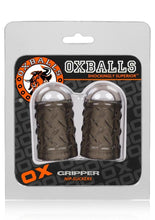 Load image into Gallery viewer, Oxballs Gripper Nipple Sucker - Smoke - 2 Pack
