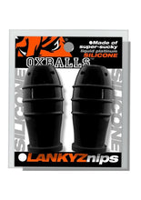 Load image into Gallery viewer, Oxballs Lankyz Silicone Nipsuckers - Black
