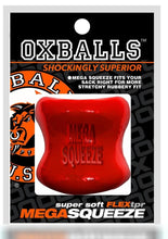 Load image into Gallery viewer, Oxballs Mega Squeeze Ergofit Ballstretcher - Red
