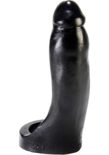 Load image into Gallery viewer, Oxballs Penetrator Silicone Cock Ring Dildo - Black - 7in
