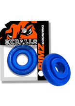 Load image into Gallery viewer, Oxballs Rimz Single Cock Ring - Pool - Blue
