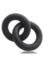 Load image into Gallery viewer, Oxballs Shackle Chained Linked Cock N Ball Rings Night Edition - Black
