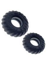 Load image into Gallery viewer, Oxballs Truckt Plus+ Silicone Cock Ring (2 Pack) - Night Edition - Black

