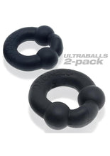 Load image into Gallery viewer, Oxballs Ultraballs Cock Ring Set (2 Pack)- Night Edition - Black
