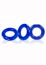 Load image into Gallery viewer, Oxballs Willy Rings Cock Rings - Blue - 3 Pack

