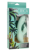 Load image into Gallery viewer, Pacifica Polynesia Rechargeable Silicone Dual Vibrator - Teal
