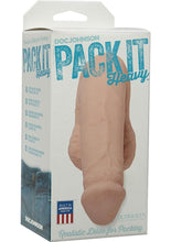 Load image into Gallery viewer, Pack It Heavy Dildo - Vanilla - 5.5in
