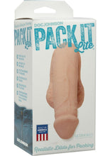 Load image into Gallery viewer, Pack It Lite Dildo - Vanilla/White - 4.5in
