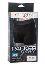 Load image into Gallery viewer, Packer Gear Boxer Brief with Packing Pouch - Black - Small/XSmall
