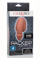 Load image into Gallery viewer, Packer Gear Silicone Packing Penis - Chocolate - 4in
