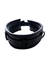 Load image into Gallery viewer, Padded Leather Collar - Black
