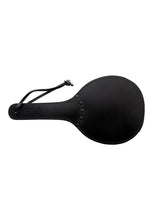 Load image into Gallery viewer, Padded Leather Ping Pong Paddle - Black
