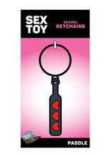 Load image into Gallery viewer, Paddle Hearts Keychain
