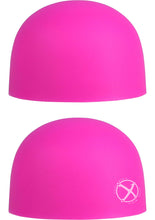 Load image into Gallery viewer, Palmcaps Silicone Massager Heads Attachment - Pink - 2 Per Pack
