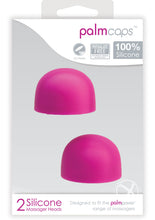 Load image into Gallery viewer, Palmcaps Silicone Massager Heads Attachment - Pink - 2 Per Pack
