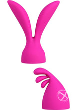 Load image into Gallery viewer, Palmpleasure Silicone Massager Head Attachment - Pink - 2 Per Pack
