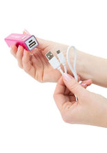 Load image into Gallery viewer, Palmpower Plug and Play Rechargeable Silicone Wand Massager
