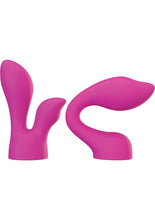 Load image into Gallery viewer, Palmsensual Silicone Massager Head Attachment - Pink - 2 Per Pack
