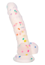 Load image into Gallery viewer, Party Boy Silicone Studs Dong with Suction Cup 5.25in Insert - Multicolor
