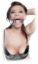 Load image into Gallery viewer, Spider Gag with Black Strap (Chrome)
