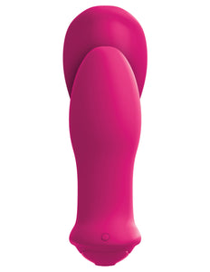 3Some Double Ecstasy Silicone Rechargeable Vibrator with Remote Control