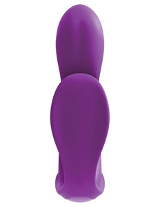 3Some Total Ecstasy Silicone Rechargeable Vibrator with Remote Control