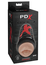 Load image into Gallery viewer, Pipedream Extreme Elite Air Tight Oral Masturbator - Mouth - Black/Vanilla
