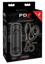 Load image into Gallery viewer, Pipedream Extreme Elite Ass-Gasm Explosion Kit Masturbator - Black
