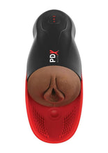 Load image into Gallery viewer, Pdx Elite Fuck-O-Matic 2 Stroker Rechargeable Masturbator - Black/Chocolate
